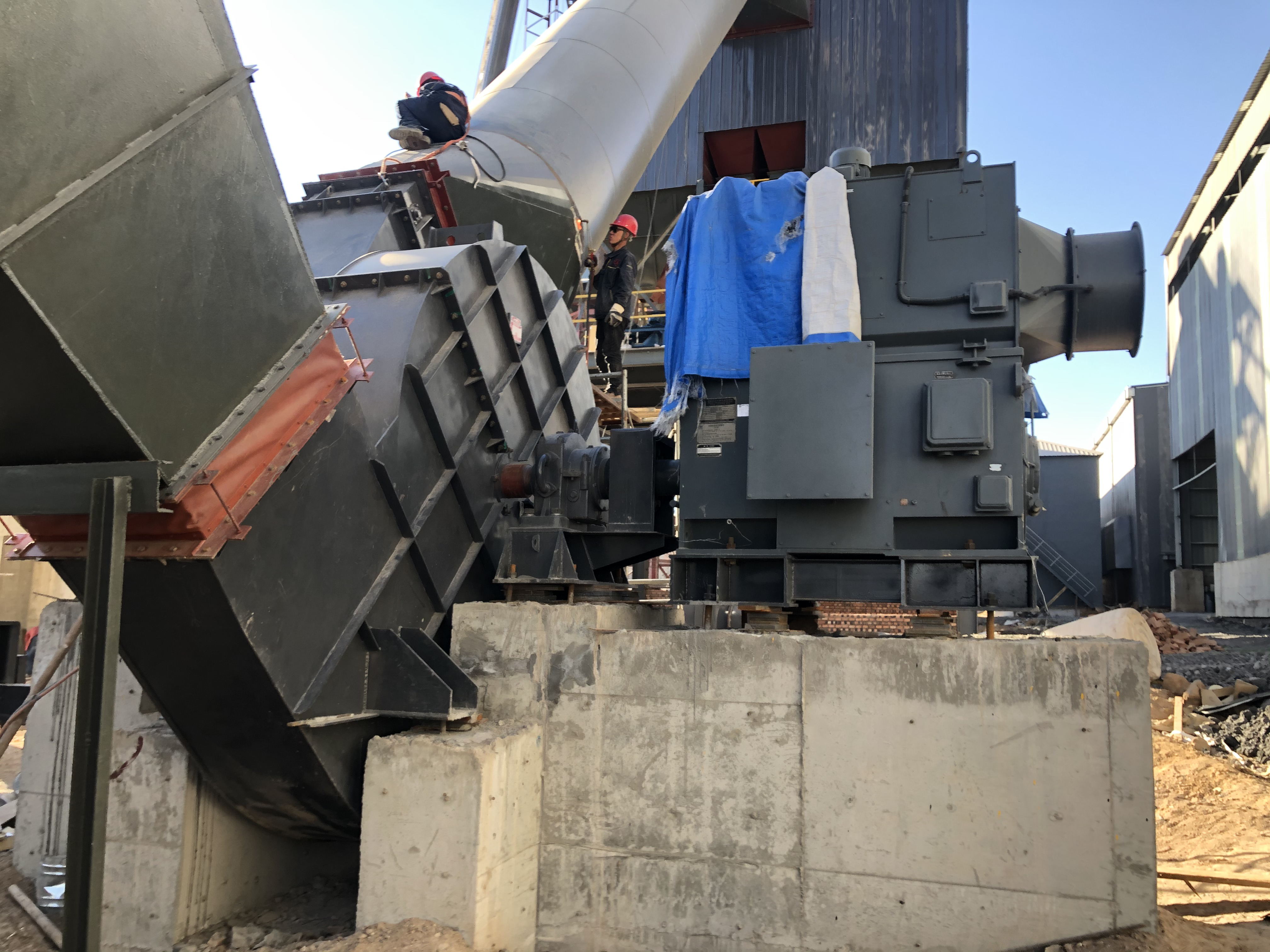 2022年最新改進窯尾風機、石灰窯尾高溫風機圖片2